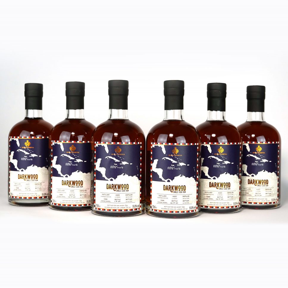 Six Bottles of Darkwood Single Cask Rum